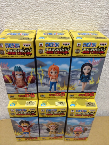 【送料無料】ワンピース コレクタブル 鉄の海賊 6種_1