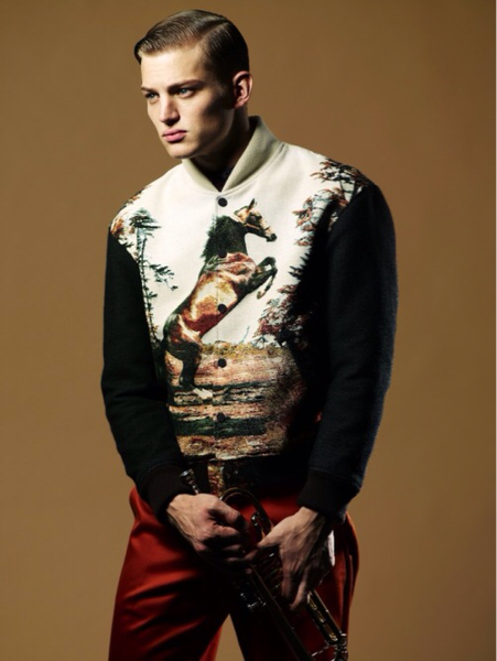 PHENOMENON ホース ジャケット 美品 Mサイズ 12AW スタジャン 馬 