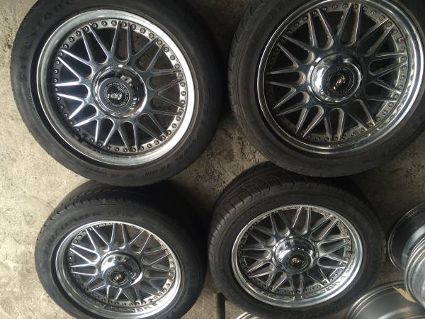 225/50R17　17X7J SUPER STAR アルミホイール 4本 #1258