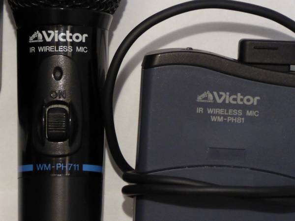 Victorワイヤレスマイク WM-PH711 + WM-PH81 + 充電器 セット