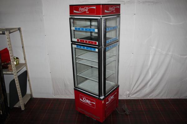 サンデン 温蔵/冷蔵ショーケース コカコーラモデル AGV-H390-B(温蔵 