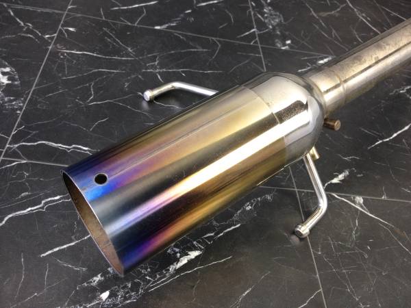 美品 サイレンサー付 3Q自動車 モリモリ管 CR-Z ZF1/ZF2 チタン(社外品 