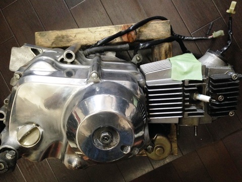 ジョルカブエンジン 88cc セル付 ハーネス付 検）モンキー(エンジン