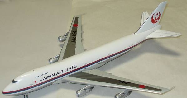 Blue Box JAL B747SR-46 JA8124 初代鶴丸 S=1/200(民間航空機)｜売買