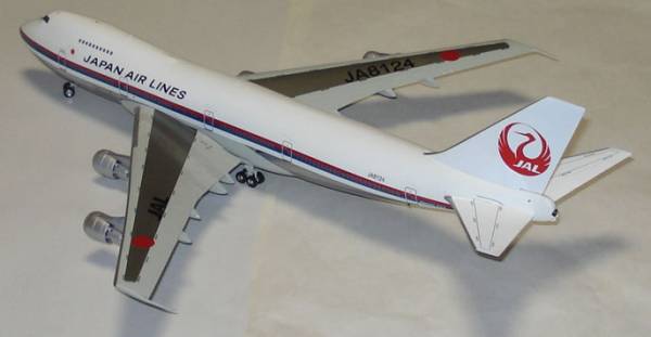 Blue Box JAL B747SR-46 JA8124 初代鶴丸 S=1/200(民間航空機)｜売買