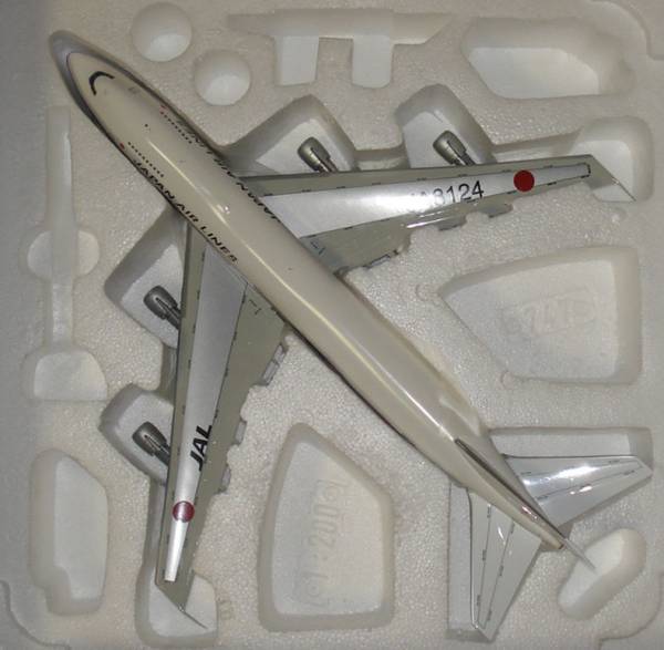 Blue Box JAL B747SR-46 JA8124 初代鶴丸 S=1/200(民間航空機)｜売買