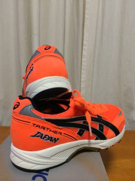 新品】asicsアシックスターサージャパン23.5cm オレンジ(23.5cm)｜売買 
