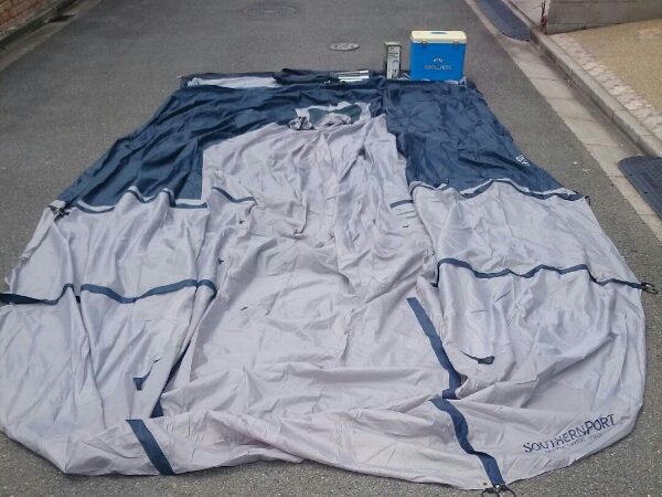 中古SOUTHERNPORTウィスタードームテント・コールマンランタン他(～5人  