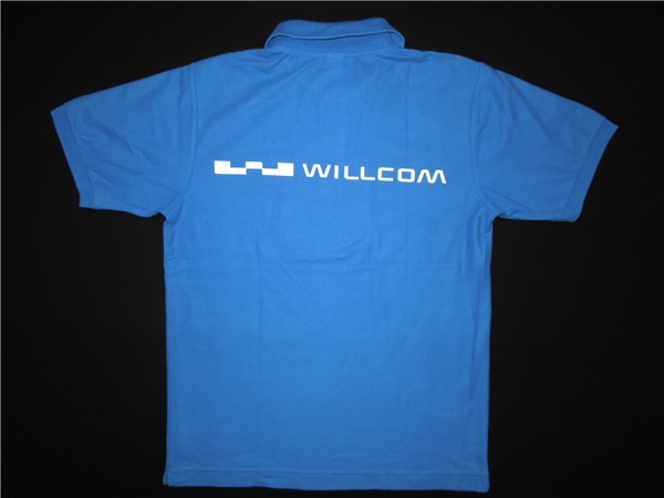 WILLCOM ウィルコム 携帯ショップ スタッフ用ポロシャツ 制服699(広告 
