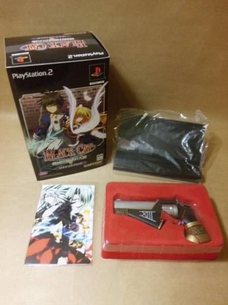 【レア】ブラックキャット　13 ガンフィギュア　ハーディス (箱付けて) BLACK CAT PS2特典☆ハーディス ガンフィギュア☆未使用(コミック