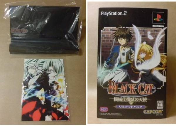 BLACK CAT PS2特典☆ハーディス ガンフィギュア☆未使用(コミック