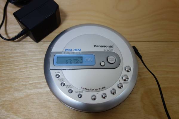 Panasonic SL-SV550 AM/FMラジオ付きCDプレイヤー(CDプレーヤー)｜売買
