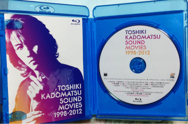 TOSHIKI KADOMATSU Sound Movies 1998-2012 角松敏生 新品同様(J-POP