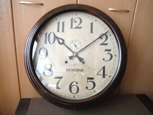 からくり時計！新品未使用品 精工舎 十八吋トーマス 振り子時計 精工舎のYahoo!オークション(旧