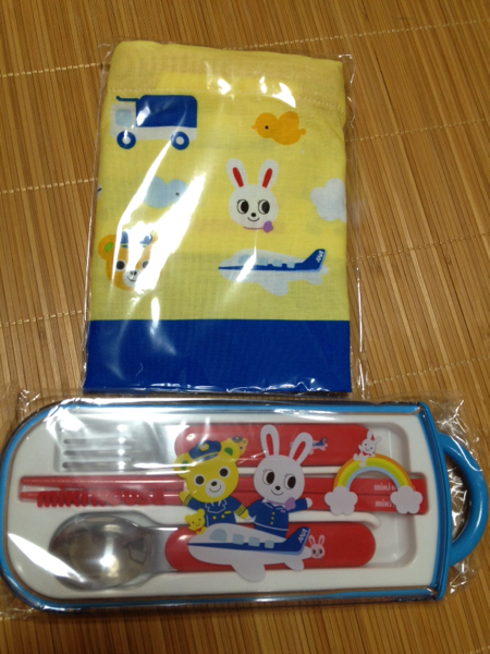 ミキハウスとANAのコラボ ランチボックスセット 弁当箱 新品(弁当箱