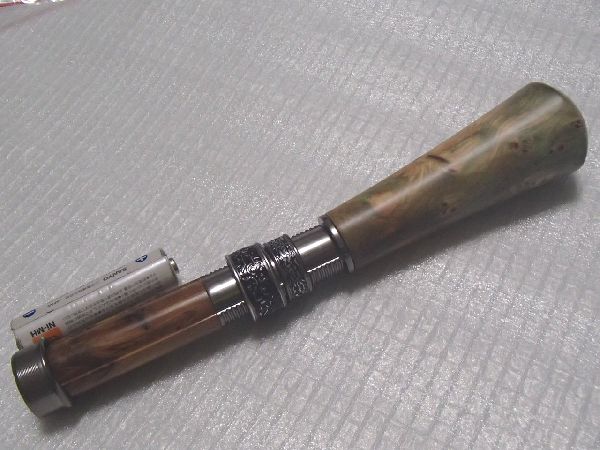 リールシート & ネジ脱着式 ウッドエクステンション