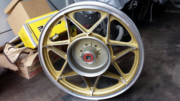 GT550 GT750 セブンスターキャストホイール リア 美品ほぼ新品(リア