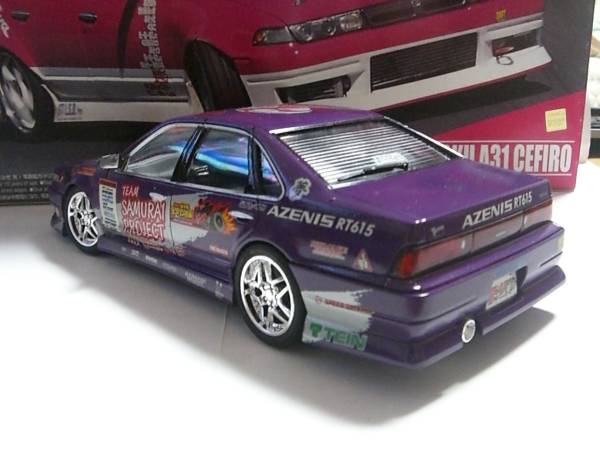 A31 セフィーロ ドリフト侍仕様 1/24アオシマ(完成品)｜売買された