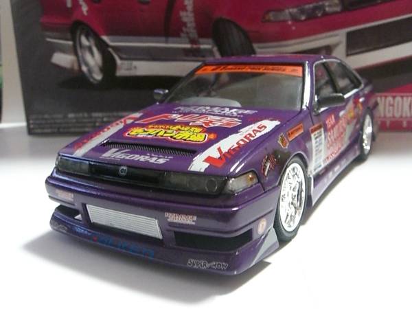 【ドリフト】 1/24 A31セフィーロ 3種 A31 セフィーロ ドリフト侍仕様 1/24アオシマ(完成品)｜売買された