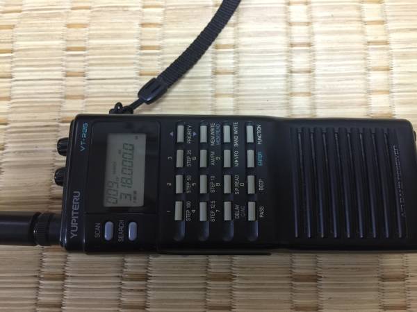 名機！YUPITERU VT-225 エアバンド受信機 中古 RH795アンテナ(受信機
