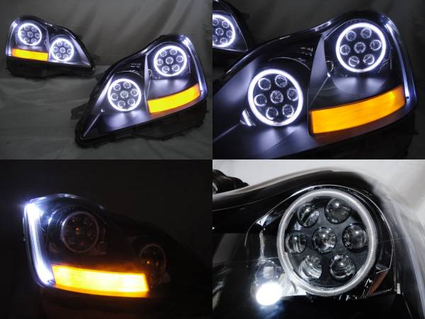 ゼロクラウン 18 CCFL イカリング W バルカン HID ヘッドライト(ヘッド