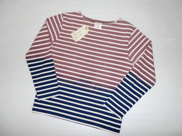 未使用★フランス製GRAMMATICO 1936　長袖ボーダーTシャツ　２