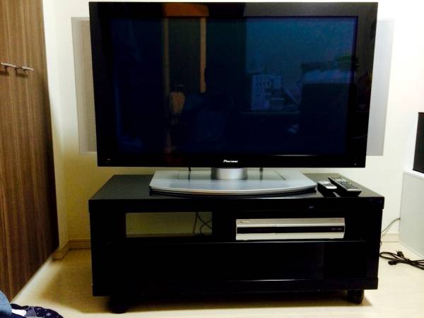 43インチ 中古 プラズマテレビ パイオニア PDP-434HD テレビ台付