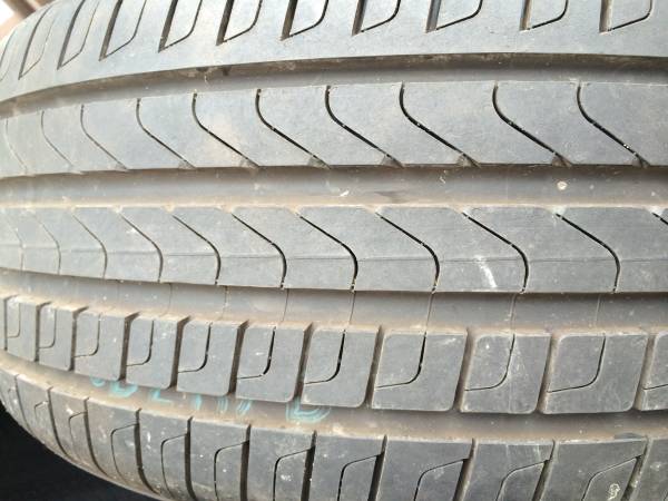 アウディ　A５　新車取外　生タイヤ４本245/40R18 93Y ピレりP7_2