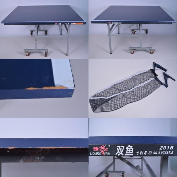 Y-I008 双魚 ダブルフィッシュ 卓球台 201B 中古品 お買い得(卓球台 
