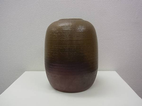 ○○備前焼 八光窯 加村香童 飾り壺 陶印入 共箱無○○(花器、壷