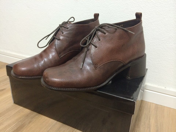 ニノセルッティ（NINO CERRUTI)レディースシューズ 靴 本革 紐(23.5cm 