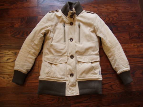 レディース用Rosso　ロッソ フェイクヌバックレザージャケットS