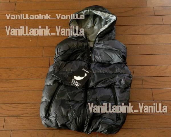 ｖ68 スペインzara メンズfit迷彩ダウン ベスト ジャケットｍ 黒 Mサイズ 売買されたオークション情報 Yahooの商品情報をアーカイブ公開 オークファン Aucfan Com