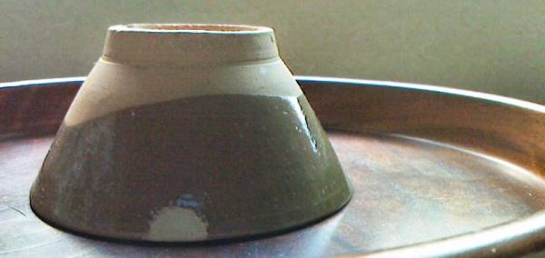 琉球 湧田焼 灰釉碗 マカイ 茶碗 検索:沖縄 湧田窯 湧田焼 涌田 壺屋焼