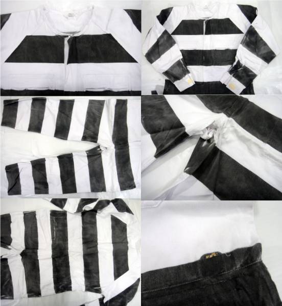 つなぎ オールインワンカバーオール プリズンボーダー 囚人服 Ll オーバーオール 売買されたオークション情報 Yahooの商品情報をアーカイブ公開 オークファン Aucfan Com