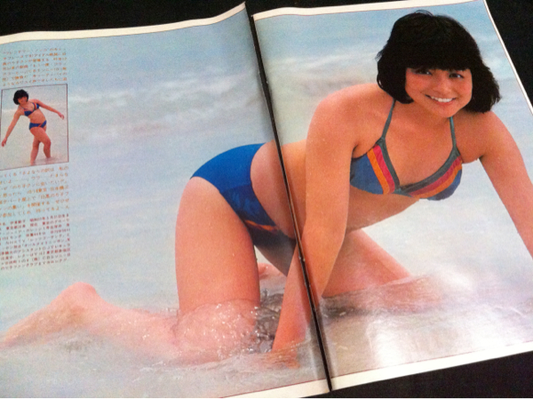 日高のり子○切り抜き○ビキニ水着グラビア○昭和アイドル(タレント