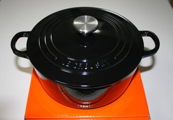 ルクルーゼ☆ココットロンド22cm☆シャイニーブラック ルクルーゼ