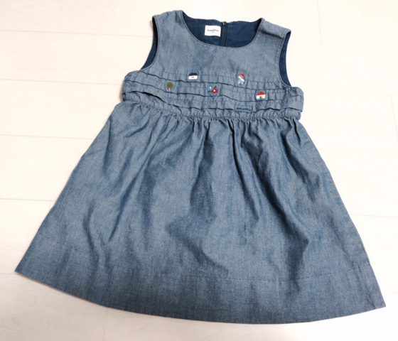 ファミリア 100cm ジャンパースカート 美品
