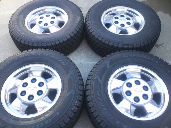 シボレー純正6穴アルミ+265/70R16サバーバンタホシルバラード シボレー純正6穴アルミ+265/70R16サバーバンタホシルバラード