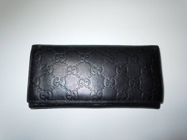 グッチシマ gucci 財布 黒 長財布 グッチウォレット グッチ 財布