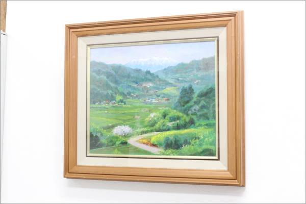 竹井 政宏 自然画 風景画 油絵 絵画 油彩 『御嶽山』(自然、風景画 