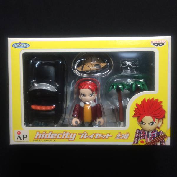 ③新品hidecityプレイセット全3種★XJAPANミュージアムYoshiki