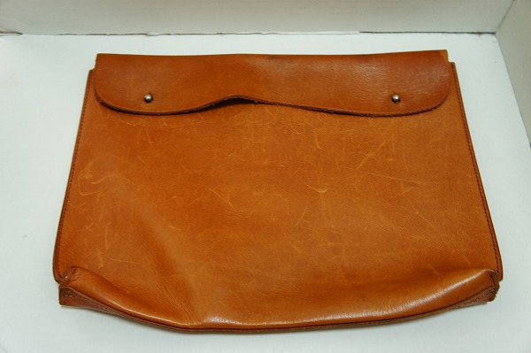 hoboホーボー レザー クラッチバッグ 書類ケース 茶　1223E