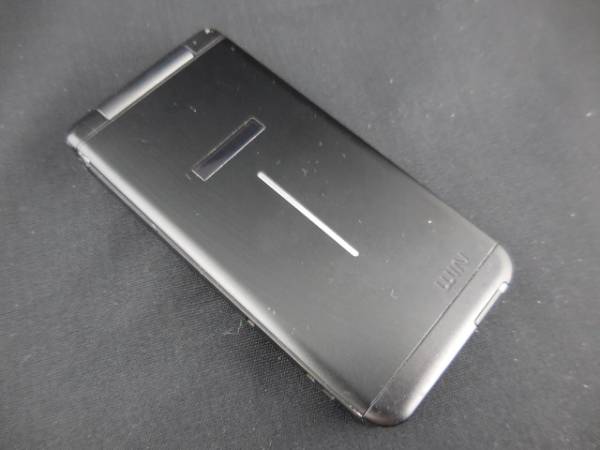 ★☆au 東芝 W62T ブラック 黒 本体 中古 初期化済 ☆★A-125_1