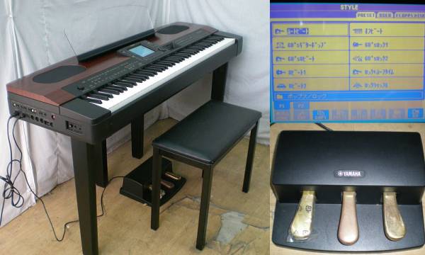 □美品/ヤマハ スタイリッシュ電子ピアノ/高性能多機能PF-1000 