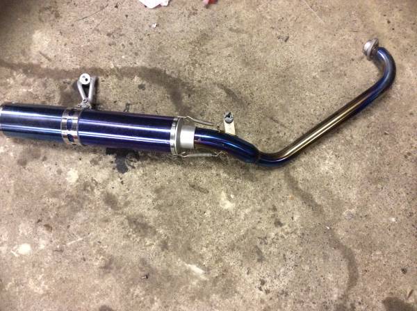 ＫＳＲ１１０ 社外 チタンマフラー中古