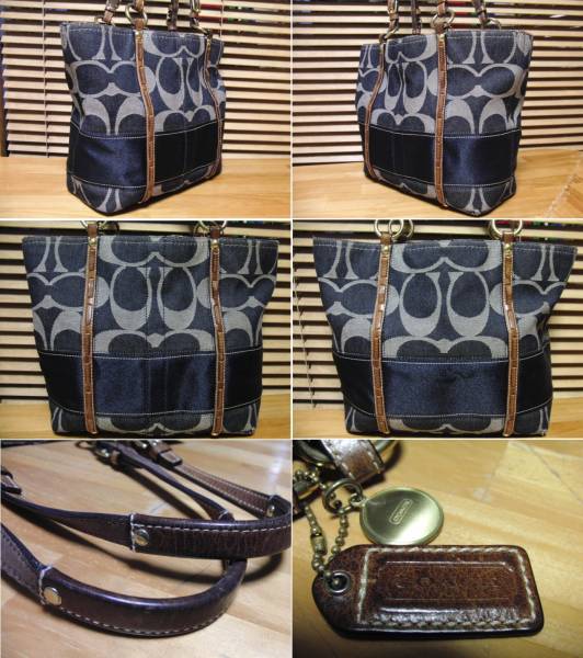 ◎【COACH】コーチ F11179 シグネチャー デニムトートバッグ(トート 