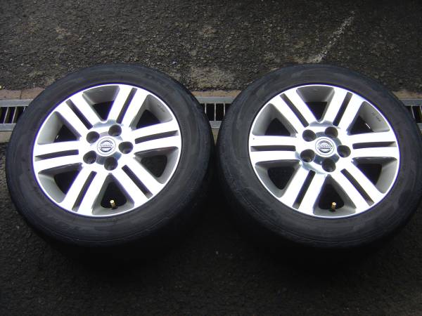 215/55R16　4本セット　ラジアルタイヤ　日産純正AW　中古品_2