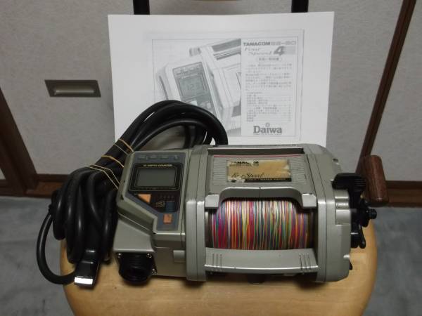 送千円 ダイワ 棚COM タナコン SS-80 4スピード PEライン 取説付