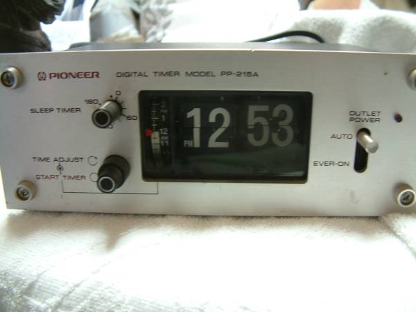 PIONNER　PP-251A　オーディオタイマー　パタパタ表示　60HZ。